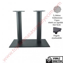 Blake 40X60 Ağırlıklı Mat Siyah Cafe Masa Ayağı BCMA004MS Blake 40X60 Ağırlıklı Mat Siyah Cafe Masa Ayağı BCMA004MS