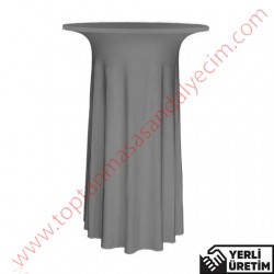 Elit Gri Streç Bistro Bar Kokteyl Masa Örtüsü EKMÖ011GRİ Elit Gri Streç Bistro Bar Kokteyl Masa Örtüsü EKMÖ011GRİ