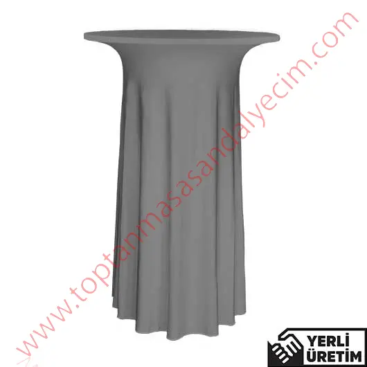 Elit Gri Streç Bistro Bar Kokteyl Masa Örtüsü EKMÖ011GRİ Elit Gri Streç Bistro Bar Kokteyl Masa Örtüsü EKMÖ011GRİ