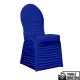 Hilton Mavi Streç Düğün Organizasyon Banket Sandalye Örtüsü HLTNBDO015MAV