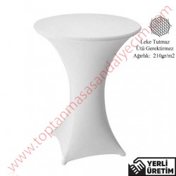 Mery Beyaz Streç Bar, Kokteyl, Bistro Masa Örtüsü MKMÖ002B Mery Beyaz Streç Bar, Kokteyl, Bistro Masa Örtüsü MKMÖ002B