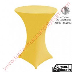 Mery Sarı Streç Bistro, Kokteyl, Bar Masası Örtüsü MKMÖ004S Mery Sarı Streç Bistro, Kokteyl, Bar Masası Örtüsü MKMÖ004S