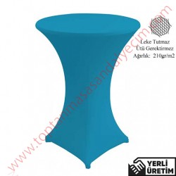 Mery Turkuaz Streç Kokteyl, Bar, Bistro Masa Örtüsü MKMÖ012TU Mery Turkuaz Streç Kokteyl, Bar, Bistro Masa Örtüsü MKMÖ012TU