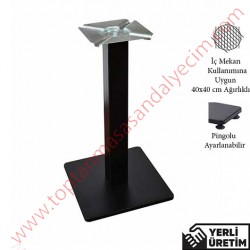 Poppy Siyah 40X40 Ağırlıklı Cafe Masa Ayağı PCMA002S Poppy Siyah 40X40 Ağırlıklı Cafe Masa Ayağı PCMA002S