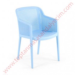 Star Açık Mavi Plastik Sandalye SPLS007AM Star Açık Mavi Plastik Sandalye SPLS007AM