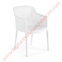 Star Beyaz Plastik Sandalye SPLS005B Star Beyaz Plastik Sandalye SPLS005B