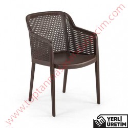 Star Kahverengi Plastik Sandalye SPLS012KA Star Kahverengi Plastik Sandalye SPLS012KA