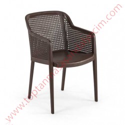 Star Kahverengi Plastik Sandalye SPLS012KA Star Kahverengi Plastik Sandalye SPLS012KA