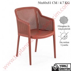 Star Kiremit Plastik Sandalye SPLS010KR Star Kiremit Plastik Sandalye SPLS010KR