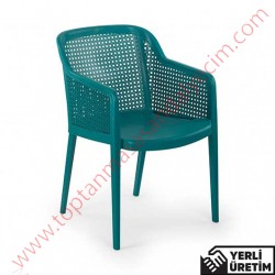 Star Petrol Yeşili Plastik Sandalye SPLS011PYSL Star Petrol Yeşili Plastik Sandalye SPLS011PYSL