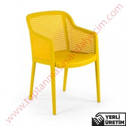 Star Sarı Plastik Sandalye SAPLS002S Star Sarı Plastik Sandalye SAPLS002S