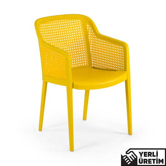 Star Sarı Plastik Sandalye SAPLS002S