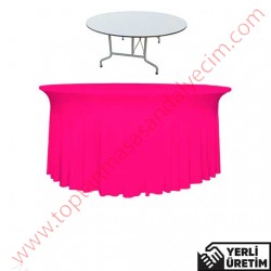Tarz Pembe Streç Banket, Düğün, Organizasyon Masa Örtüsü TBNTMÖ004PMB Tarz Pembe Streç Banket, Düğün, Organizasyon Masa Örtüsü TBNTMÖ004PMB