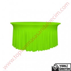 Tarz Yeşil Streç Banket, Düğün, Organizasyon Masa Örtüsü TBNTMÖ003YSL